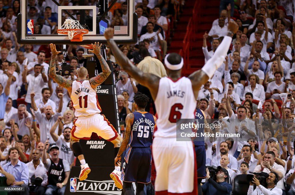Charlotte Bobcats v Miami Heat - Game Two