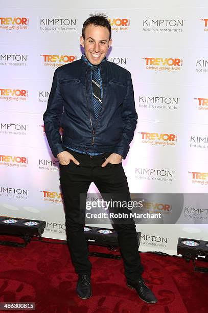 Micah Jesse attends the TrevorLIVE NY 2014 Kickoff Party presented by Kimpton Hotel & Restaurants on April 23, 2014 in New York City.