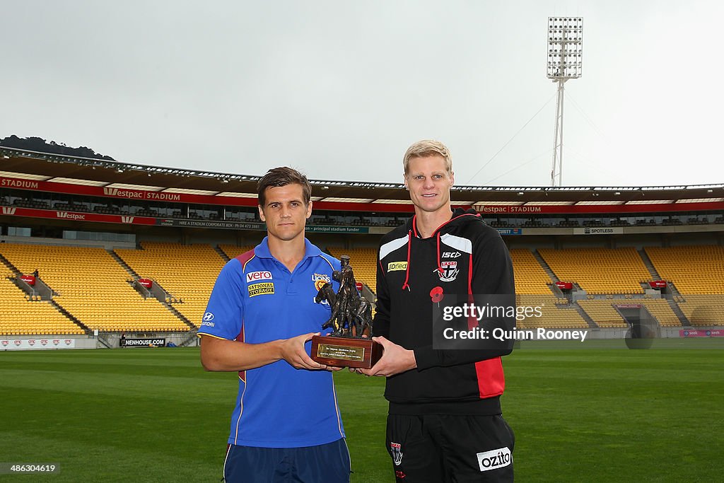 St Kilda Saints And Brisbane Lions Media Session