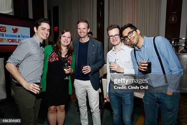 Guests attend the TrevorLIVE NY 2014 Kickoff Party presented by Kimpton Hotel & Restaurants on April 23, 2014 in New York City.