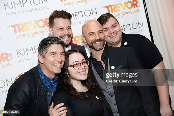 Guests attend the TrevorLIVE NY 2014 Kickoff Party presented by Kimpton Hotel & Restaurants on April 23, 2014 in New York City.