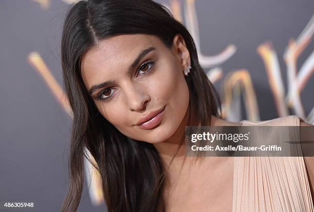 Actress Emily Ratajkowski arrives at the premiere of Warner Bros. Pictures' 'We Are Your Friends' at TCL Chinese Theatre on August 20, 2015 in...