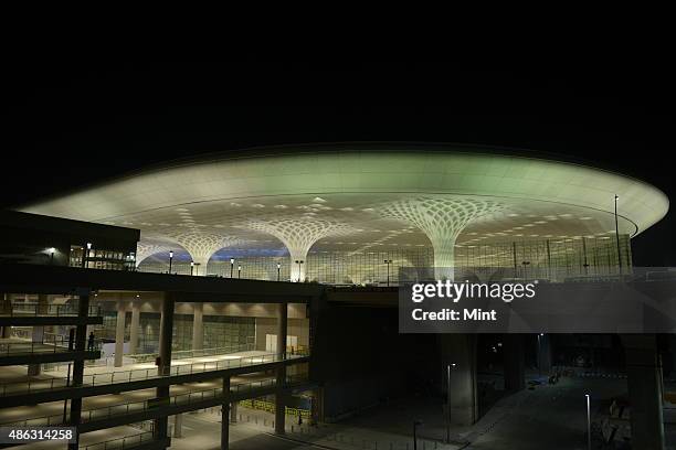 New designed Terminal 2 at Mumbai International Airport on January 10, 2014 in Mumbai, India.