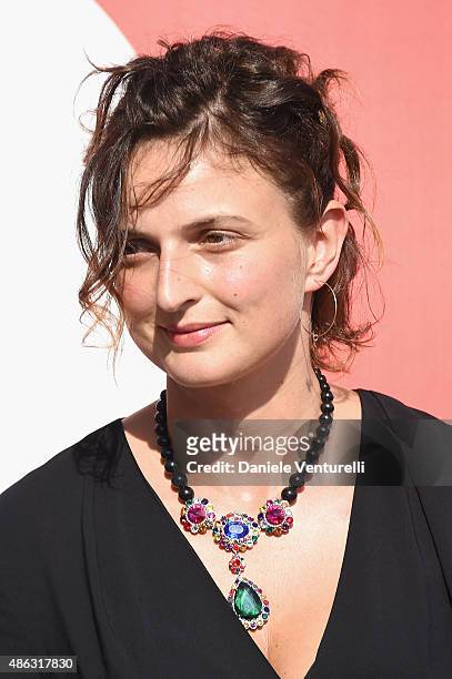 Director Alice Rohrwacher attends a photocall for 'Women's Tales' during the 72nd Venice Film Festival on September 3, 2015 in Venice, Italy.