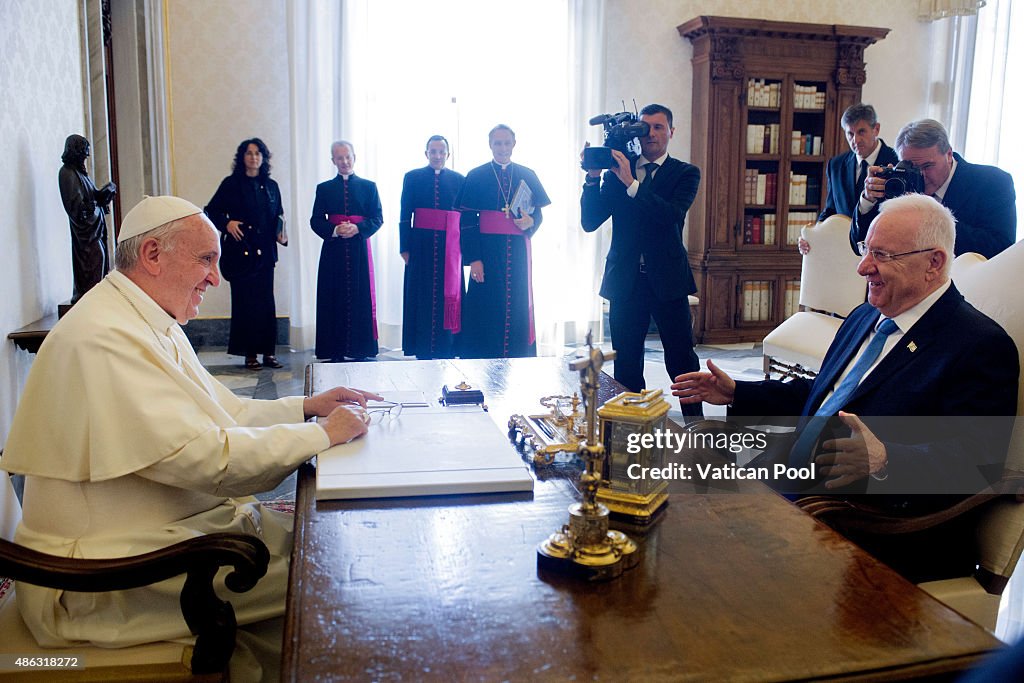 Pope Francis Meets Israeli President Reuven Rivlin