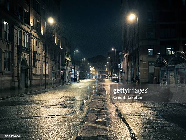 42 Rainy Night Street In Manchester Stock Photos High Res Pictures 42-rainy-night-street-in-manchester-stock-photos-high-res-pictures