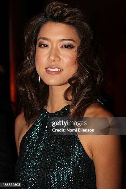Grace Park attends the 2014 APEX For Youth Inspiration Awards Gala Dinner at Cipriani Wall Street on April 23, 2014 in New York City.
