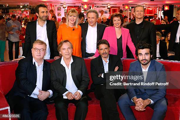 Dominique Besnehard, Alexandre Arcady, Pascal Elbe and Syrus Shahidi, Mathieu Madenian, Chantal Ladesou, Michel Drucker, Anne Roumanoff and Francis...