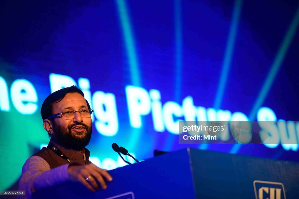 Environment Minister Prakash Javadekar At CII Big Picture Summit 2014