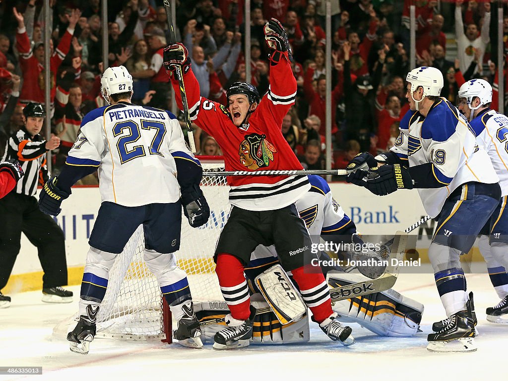 St. Louis Blues v Chicago Blackhawks - Game Four