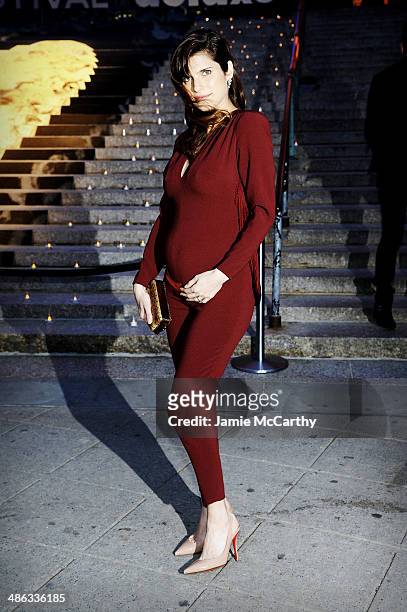 Actress Lake Bell attends the Vanity Fair Party during the 2014 Tribeca Film Festival at the State Supreme Courthouse on April 23, 2014 in New York...
