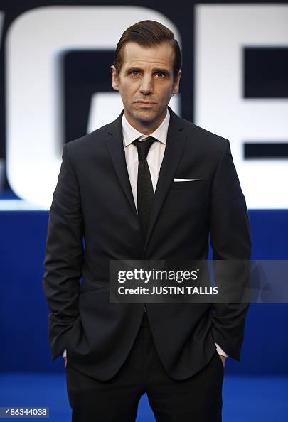 Mel Racadio British actor Mel Raido poses for pictures on the red carpet after ...