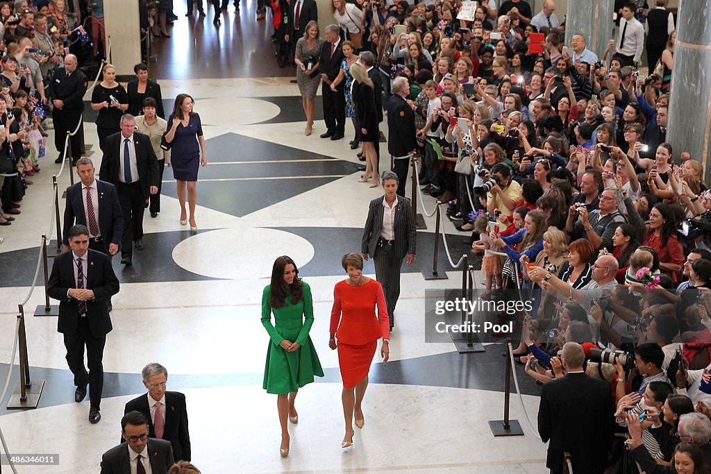 The Duke And Duchess Of Cambridge Tour Australia And New Zealand - Day 18