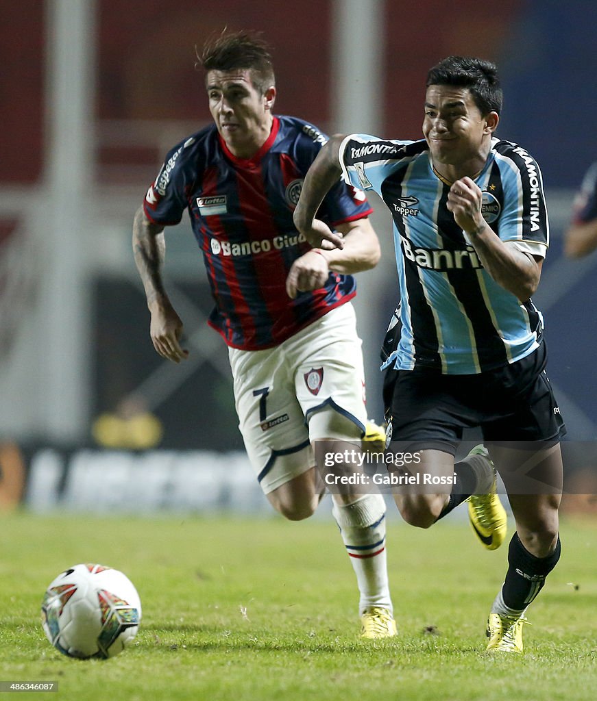 San Lorenzo v Gremio - Copa Bridgestone Libertadores 2014