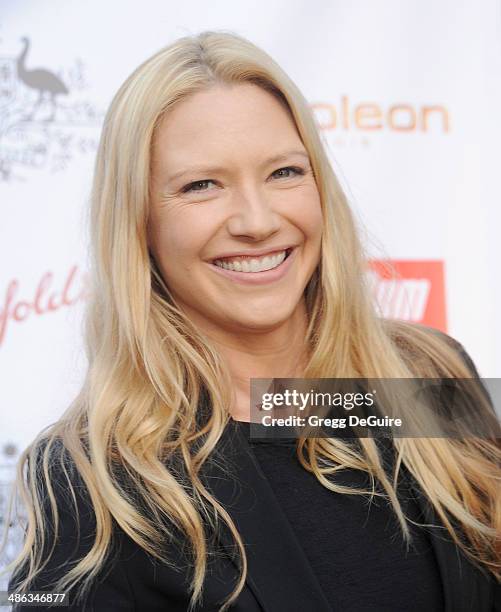 Actress Anna Torv attends the media launch for the Australian Theatre Company on April 23, 2014 in Los Angeles, California.