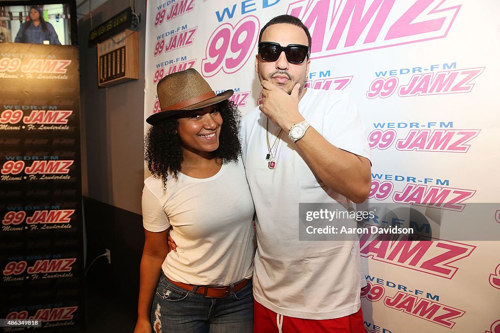 French Montana Visits 99 Jamz Radio Station