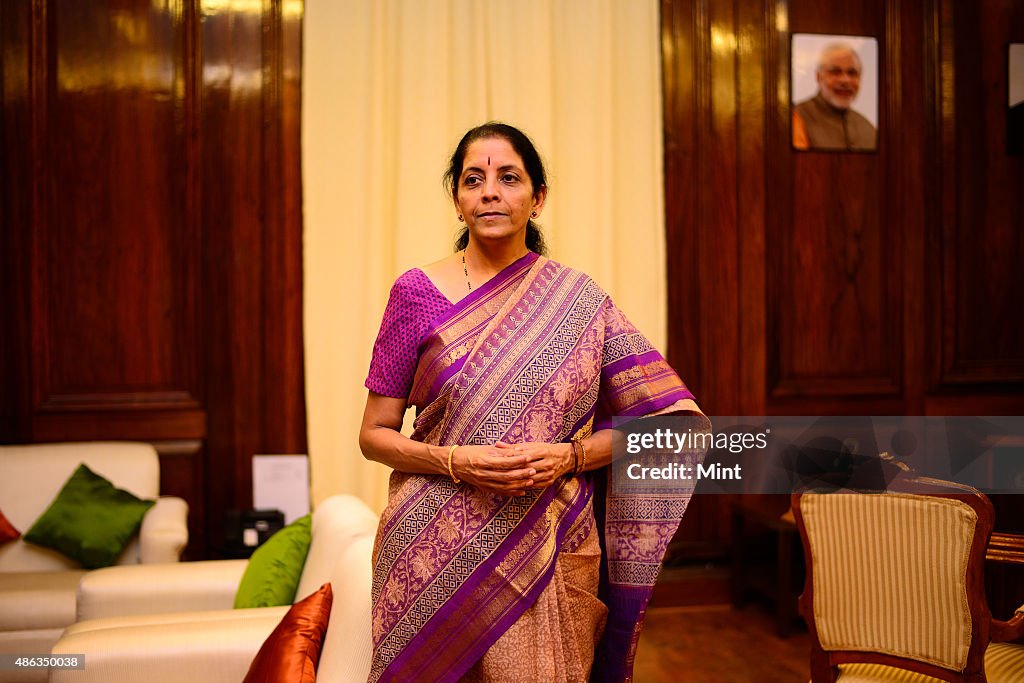 Profile Shoot Of Minister Of Industry And Commerce Nirmala Sitharaman