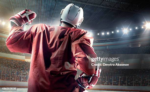 ice hockey player - ice hockey close up stock pictures, royalty-free photos & images