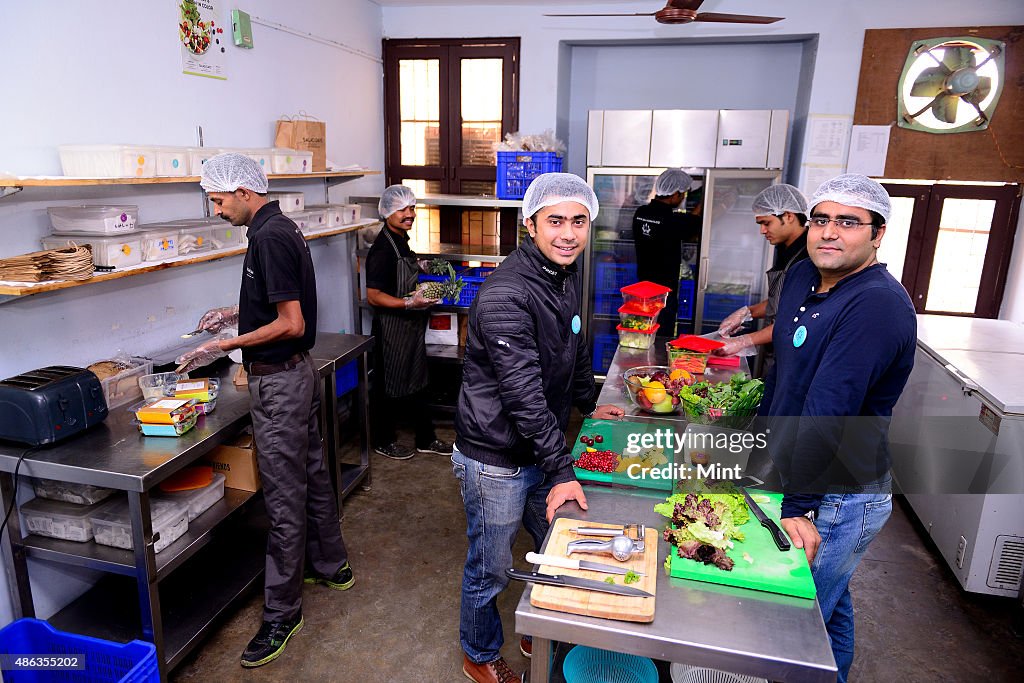 Profile Shoot Of Owners Of Salad Days Kunal Gangwani And Varun Madan