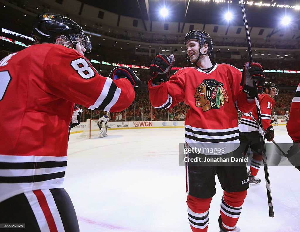 St. Louis Blues v Chicago Blackhawks - Game Four