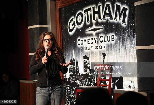 Actress and comedian Rebecca Corry attends the 2014 Stand Up For Pits Benefit at Gotham Comedy Club on April 23, 2014 in New York City.