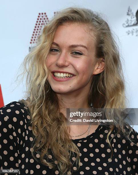 Actress Penelope Mitchell attends the media launch for the new Australian Theatre Company and it's first production "Holding the Man" at the Official...