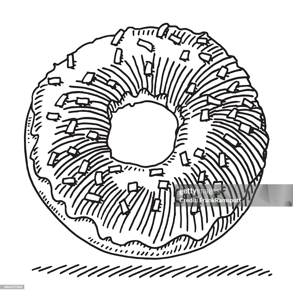 Delicious Donut Drawing