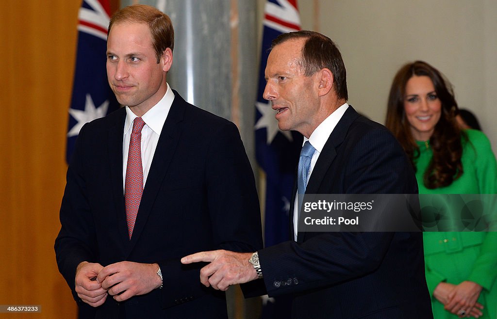 The Duke And Duchess Of Cambridge Tour Australia And New Zealand - Day 18