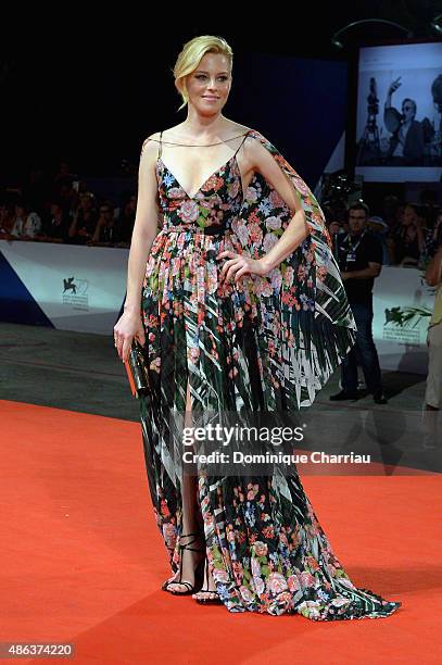 Elizabeth Banks attends a premiere for 'Beasts Of No Nation' during the 72nd Venice Film Festival at Sala Grande on September 3, 2015 in Venice,...