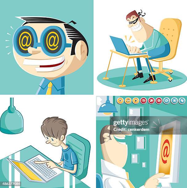 Computer Geeks Cartoon Photos and Premium High Res Pictures - Getty Images