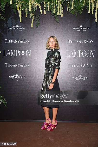 Candela Novembre attends the Lampoon Gala during the 72nd Venice Film Festival at Palazzo Pisani Moretta on September 3, 2015 in Venice, Italy.