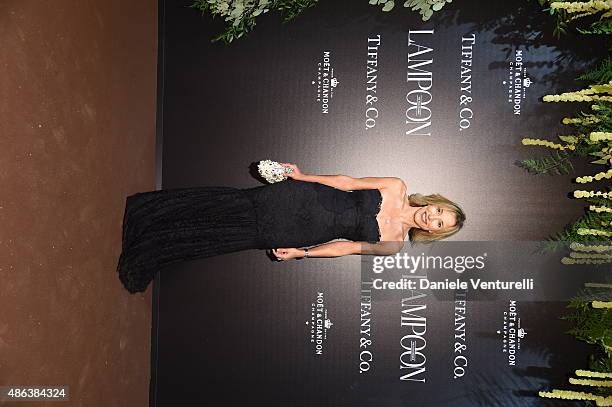 Silvia Grilli attends the Lampoon Gala during the 72nd Venice Film Festival at Palazzo Pisani Moretta on September 3, 2015 in Venice, Italy.