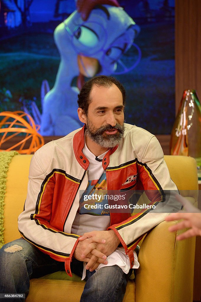 Celebrities On The Set Of Univision's "Despierta America" - September 3, 2015