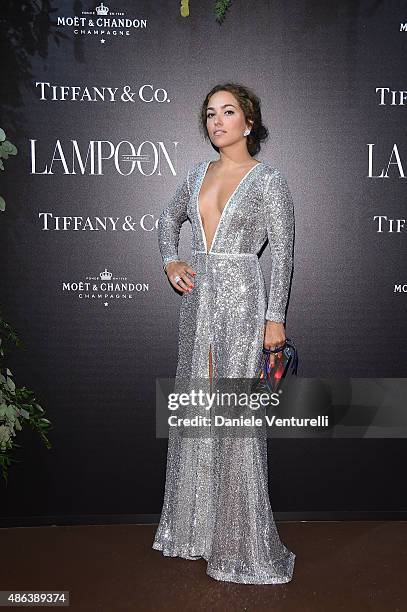 Geraldina Bassani Antivari attends the Lampoon Gala during the 72nd Venice Film Festival at Palazzo Pisani Moretta on September 3, 2015 in Venice,...