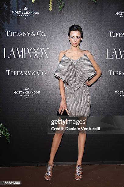 Marianna Di Martino attends the Lampoon Gala during the 72nd Venice Film Festival at Palazzo Pisani Moretta on September 3, 2015 in Venice, Italy.