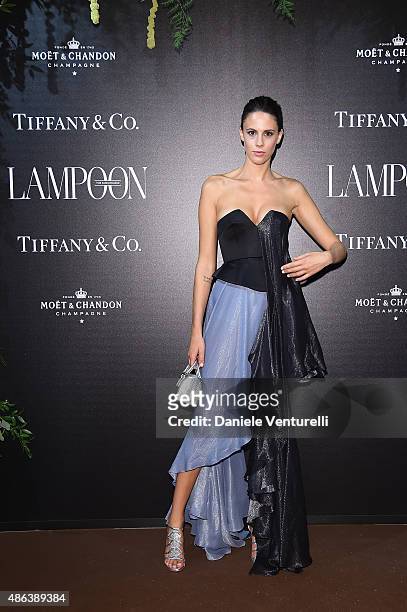 Chiara Martegiani attends the Lampoon Gala during the 72nd Venice Film Festival at Palazzo Pisani Moretta on September 3, 2015 in Venice, Italy.