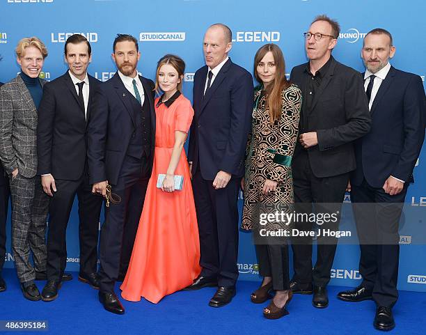 Charley Palmer Rothwell, Mel Raido, Tom Hardy, Emily Browning, writer/director Brian Helgeland, Tara Fitzgerald, David Thewlis and Christopher...