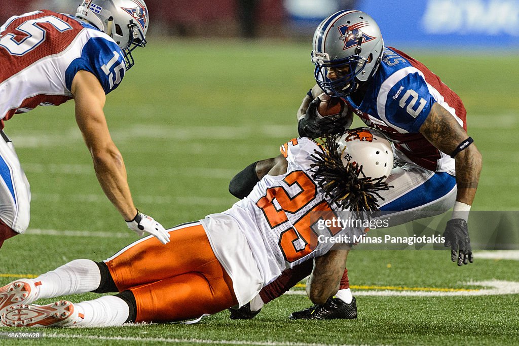 BC Lions v Montreal Alouettes