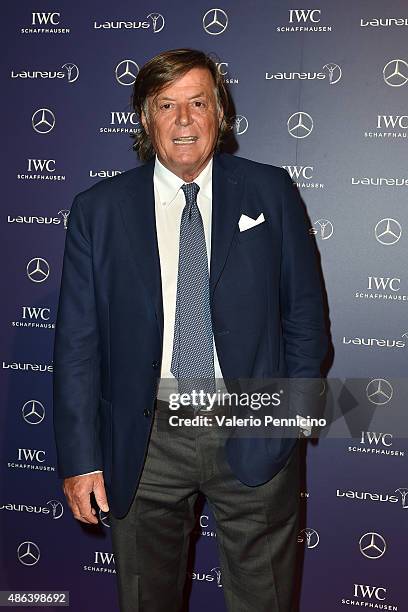 Adriano Panatta attends during the Laureus F1 Charity Night 2015 at Mercedes-Benz Spa on September 3, 2015 in Monza, Italy.