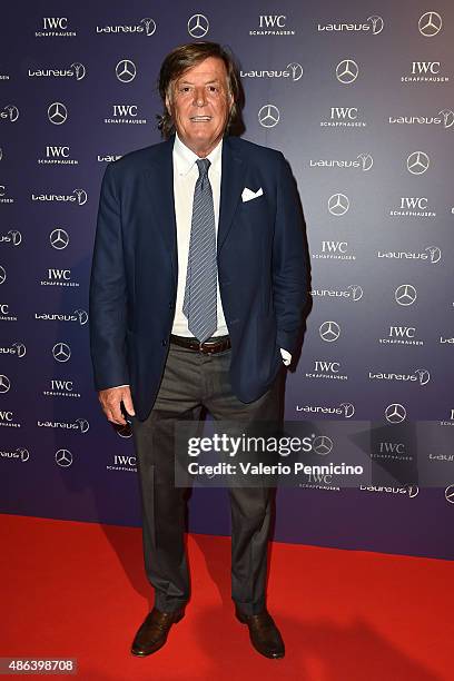 Adriano Panatta attends during the Laureus F1 Charity Night 2015 at Mercedes-Benz Spa on September 3, 2015 in Monza, Italy.