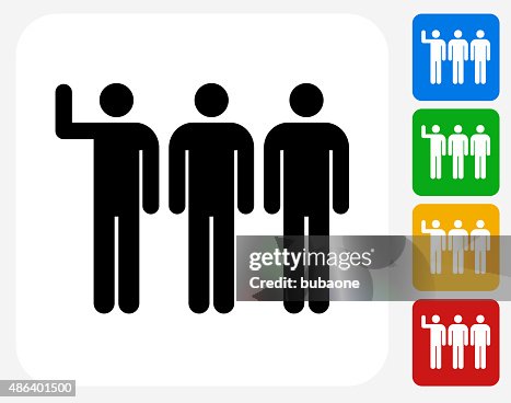 Small Group Icon Flat Graphic Design Small Group Icon Flat Graphic Design