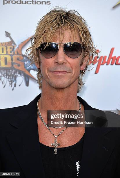 Bassist Duff McKagan attends the 6th Annual Revolver Golden Gods Award Show at Club Nokia on April 23, 2014 in Los Angeles, California.