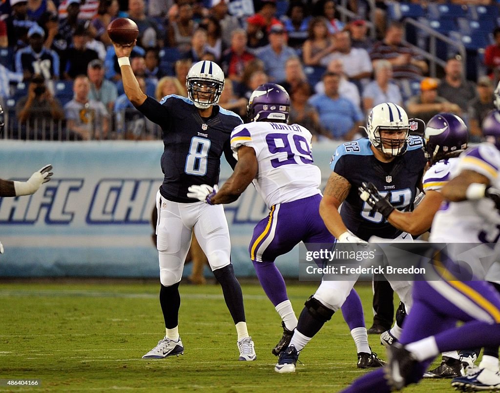 Minnesota Vikings v Tennessee Titans