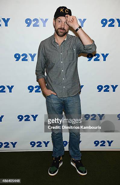 Jason Sudeikis attends 92nd Street Y Presents: "Sleeping With Other People" at 92nd Street Y on September 3, 2015 in New York City.