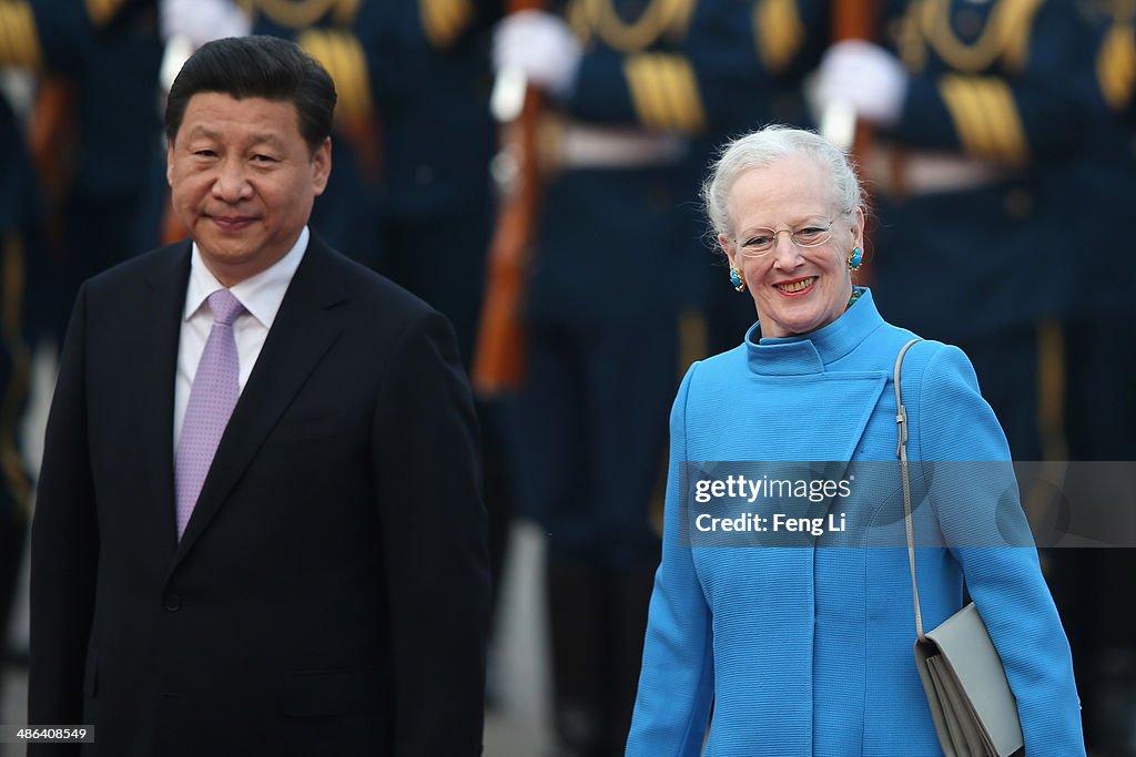 Queen Margrethe Of Denmark Visits China