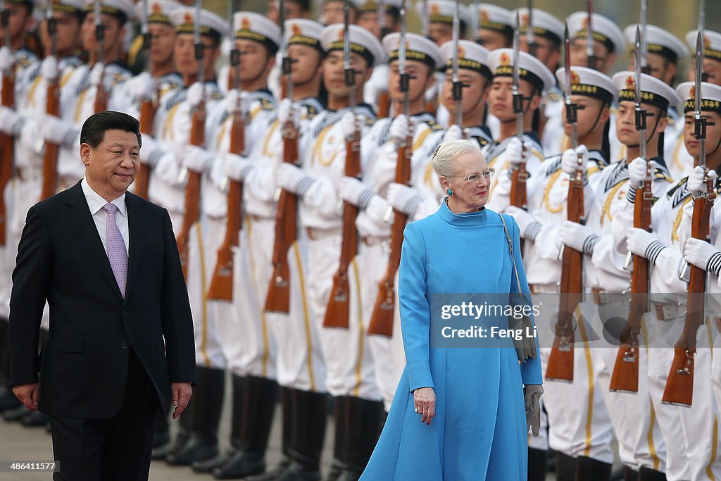 Queen Margrethe Of Denmark Visits China