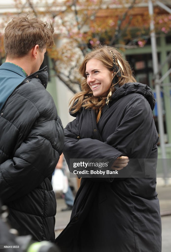 Celebrity Sightings In New York City - April 23, 2014