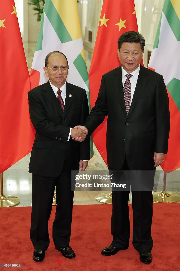 Myanmar's President Thein Sein Visits China