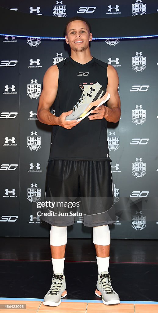 Photo Ua Stephen Curry attends the photocall for Under Armour Roadshow... News ...