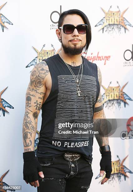 Dave Navarro arrives at the 6th Annual Revolver Golden Gods Award Show held at Club Nokia on April 23, 2014 in Los Angeles, California.